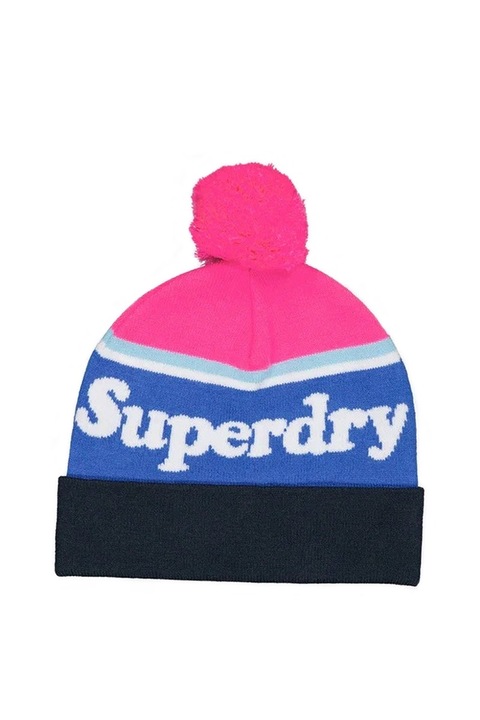 Caciula unisex, Multicolor, SuperDry, Marimea Universal