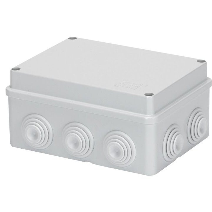 Doza aparenta, cu presetupe, Mentavill, 150x110x70, IP65, gri