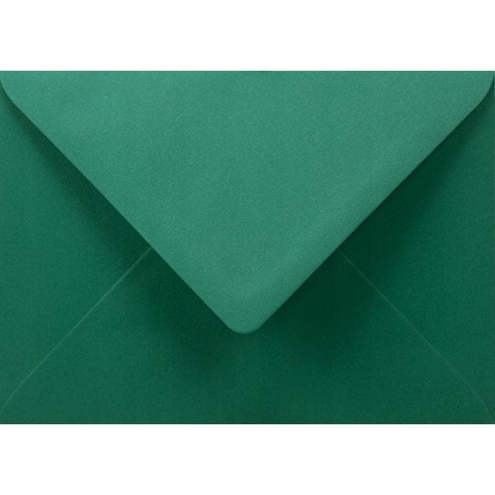 Set de plicuri decorative in culori, Netuno, Burano, B6, 120x180mm, Lipire umeda, V-tip, 90g/m2, Hartie, verde inchis, 100 buc