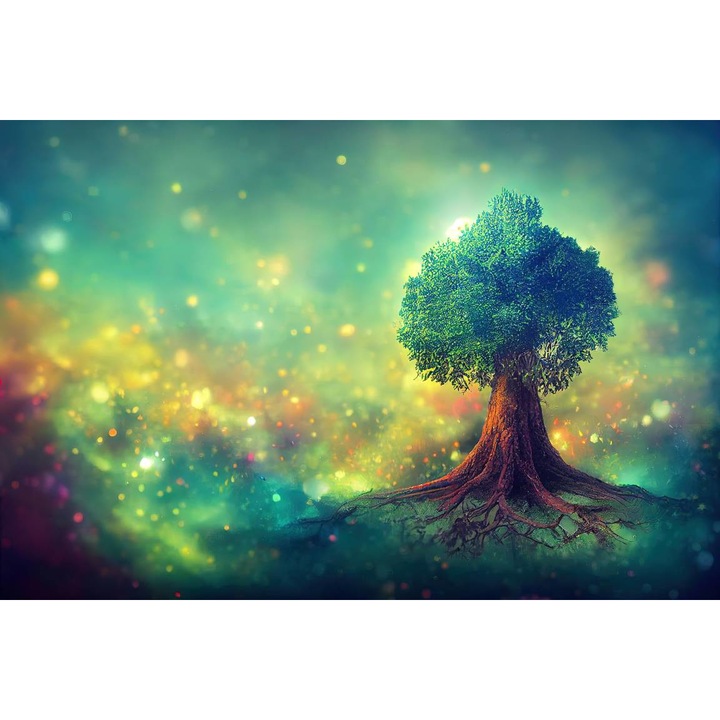 Öntapadó PVC tapéta - Magic Tree, 100 x 150 cm