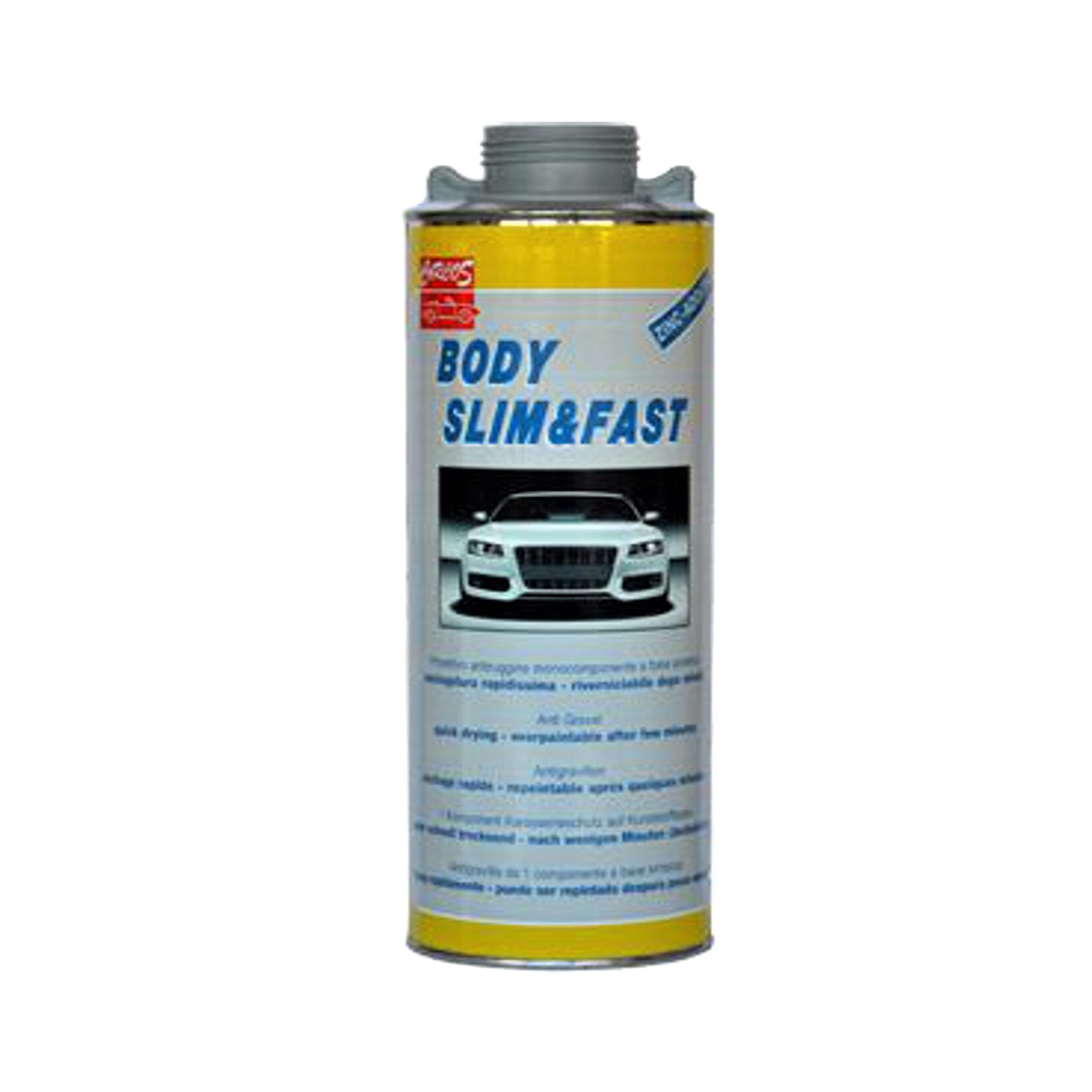 Protectie sintetica gri cu extract de rasina impotriva coroziunii, CARCOS, BODY SLIM & FAST, 1 lt