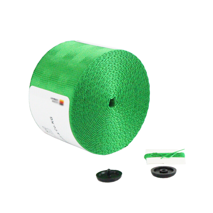 2 db zöld csík készlet az autó biztonsági övéhez 3,6 méter hosszú és 4,6 cm széles