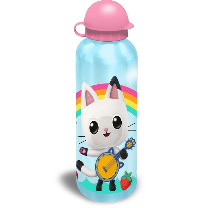 Алуминиева бутилка за вода Gabby's Dollhouse 500 ml Blue