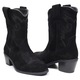 Ghete dama ciocate 6088 negru velur