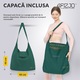 Set saltea si perna acupunctura 4FIZJO® pentru ameliorarea durerilor de spate, gat si a punctelor de presiune, relaxare musculara, Verde/Auriu