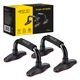 Set 2 Manere pentru Flotari si Exercitii Fitness, Push Up, Yoga, Fitness, 4FIZJO, Negru