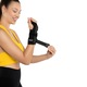 Orteza de stabilizare pentru incheietura mainii, 4FIZJO, confortabila si rezistenta, marime universala, pentru mana dreapta, 3 atele, material spuma, nailon si poliester, ideala pentru recuperare, sport si preventie, stabilizare eficienta, negru