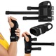 Orteza de stabilizare pentru incheietura mainii, 4FIZJO, confortabila si rezistenta, marime universala, pentru mana dreapta, 3 atele, material spuma, nailon si poliester, ideala pentru recuperare, sport si preventie, stabilizare eficienta, negru
