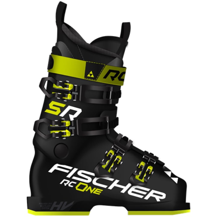 Fischer RC ONE 100 SPORT sícipő, 46-os méret 2/3-mondo 30, fekete/sárga