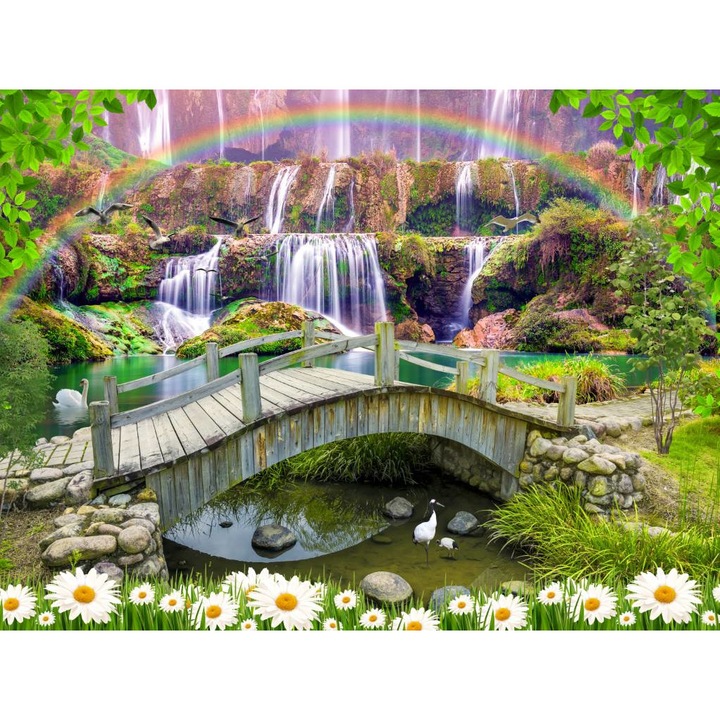 Öntapadó PVC tapéta - Story Garden, 100 x 150 cm