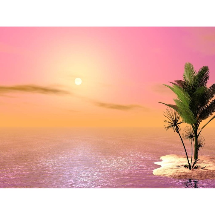 PVC öntapadós tapéta - Kis sziget a tengeren, 100 x 150 cm