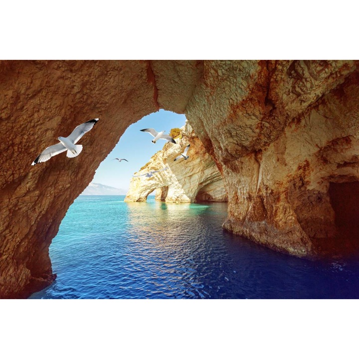 Öntapadó PVC tapéta - Cave by the Ocean, 100 x 150 cm