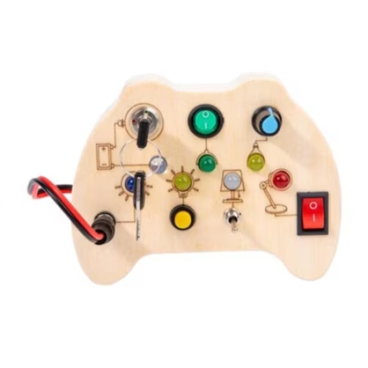 Montessori játék motoros készségek elsajátítására, választótábla, 14 x 10 x 5,5 cm