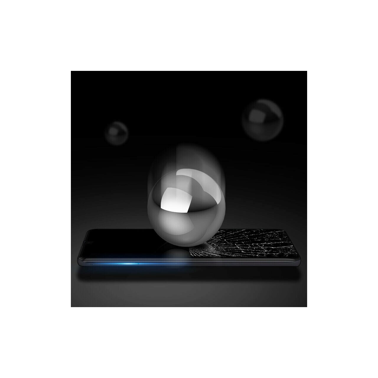 Folie pentru Honor X6a - Dux Ducis Tempered Glass - Black