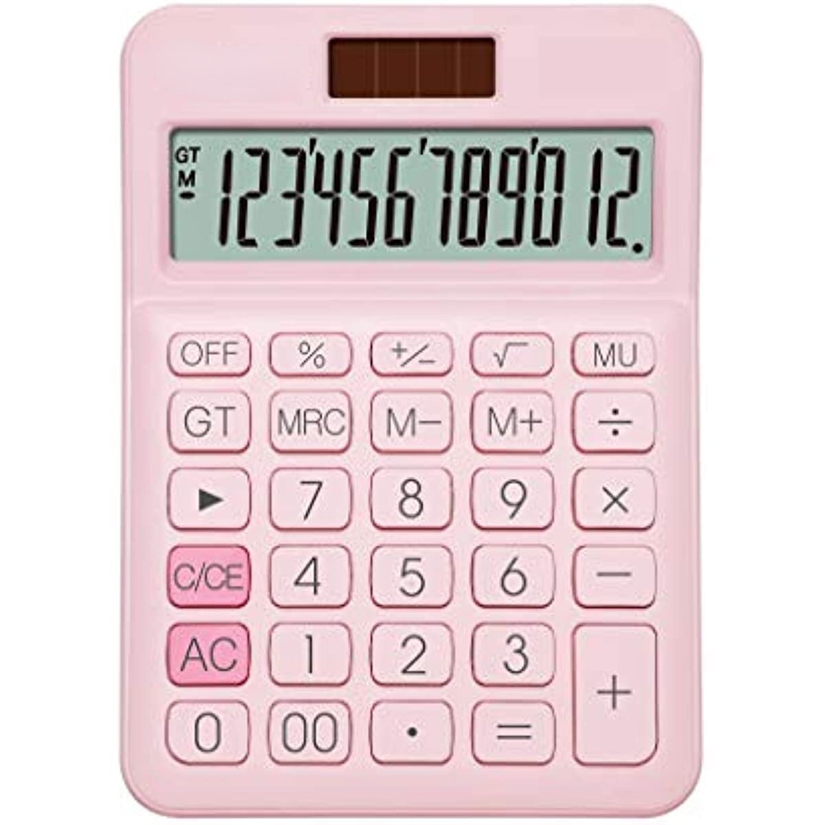 Calculator de birou, Sunmostar, ecran LCD, Roz - eMAG.ro