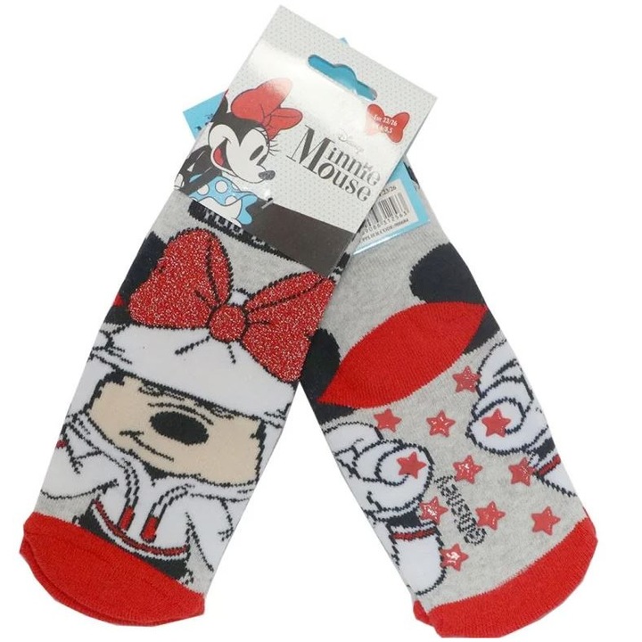 Неплъзгащи се чорапи Minnie Mouse Disney 16679, Сив, 23-26 EU