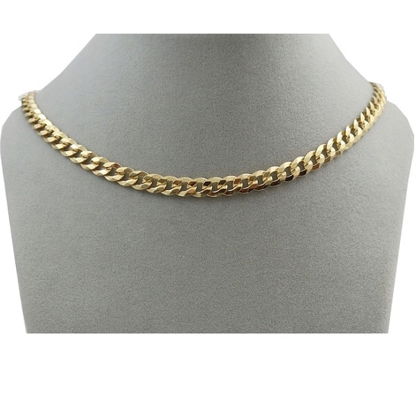 Lant pentru barbati, Amor, Argint placat cu aur, 45cm, Auriu - eMAG.ro