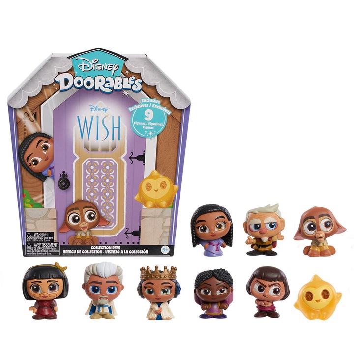 Figurine Disney Doorables Multi Peek, set 5-7 minifigurine, multicolor, 1,5 inch
