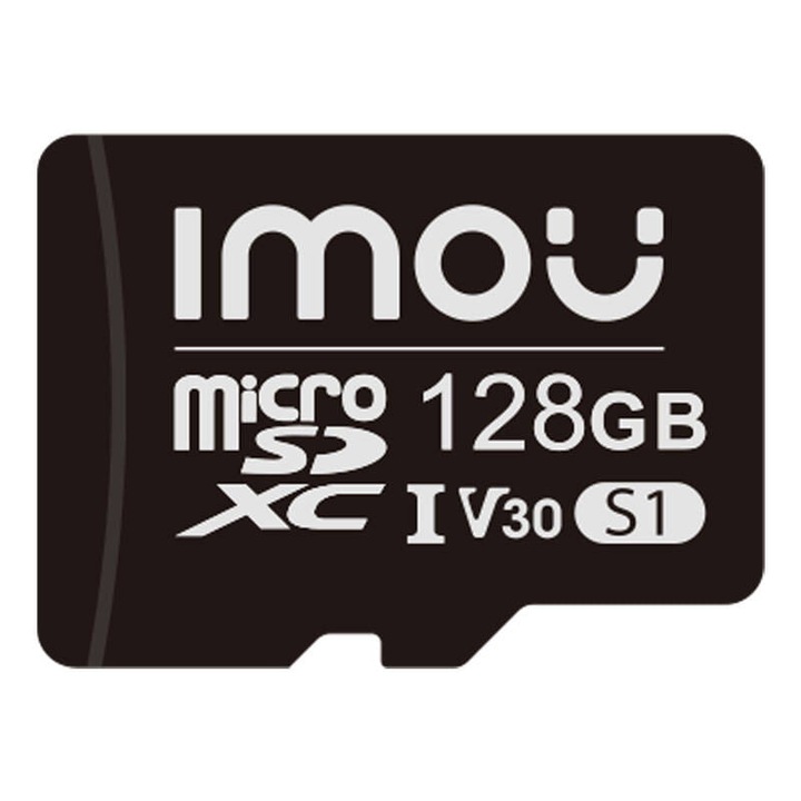 MicroSD memóriakártya, IMOU, 128 GB, UHS-I, SDHC, 10/U3/V30, 95/38, fekete