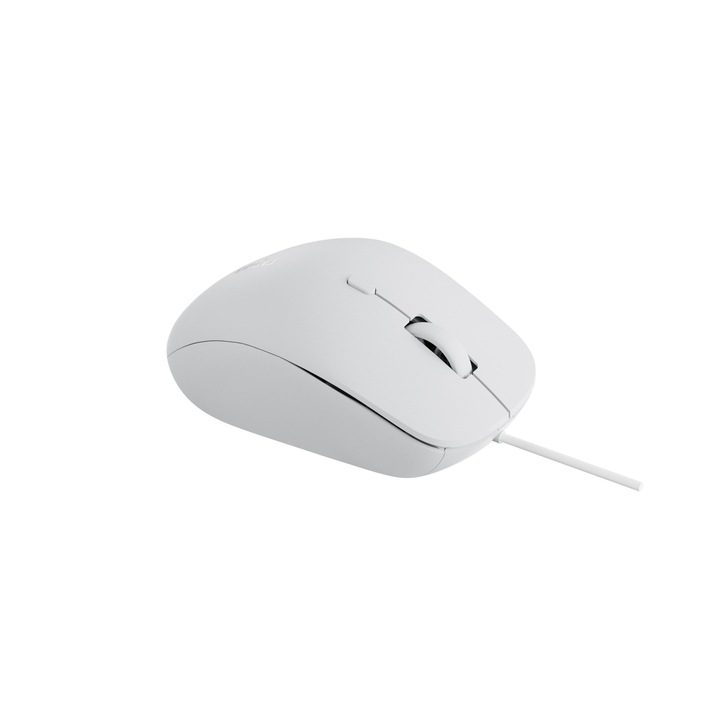 Мишка Жична оптична мишка RAPOO N500 Silent, Безшумна, Бяла RAPOO-12240