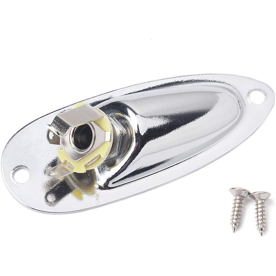 Presa Jack Per Chitarra Fender Strat - Stile Barca, Colore Oro, Con Viti, Facile Da Installare - Foto 7