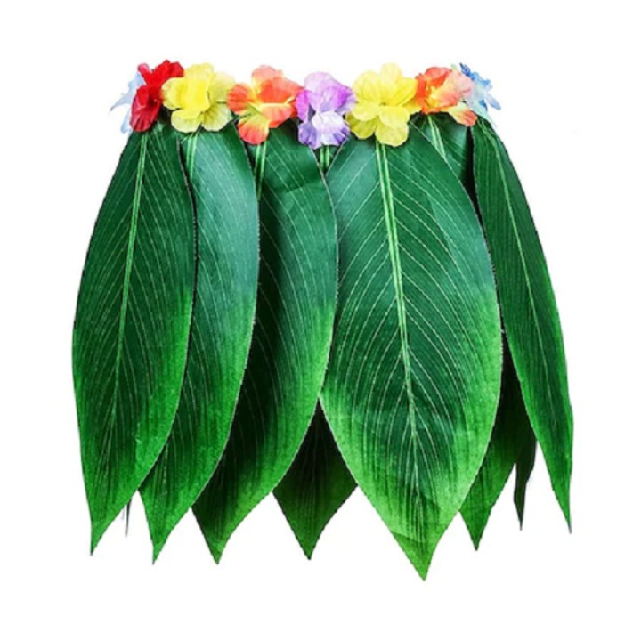 Fusta Hawaiiana din frunze de palmier, 40 cm