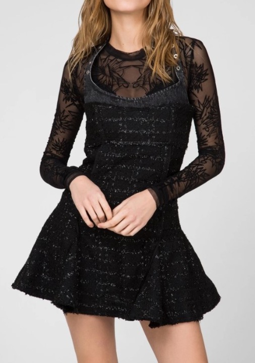 Рокля DIESEL, черна, S