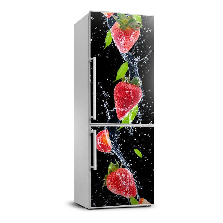 Stickere decorative. Tulup. autocolant pentru frigider. capsune. Roz. 70 cm x 190 cm. 010120180030000006912