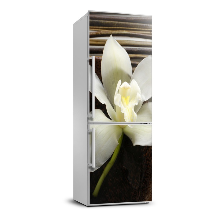 Stickere decorative. Tulup. autocolant pentru frigider. orhidee. Negru. 60 cm x 180 cm. 010120180020000000266