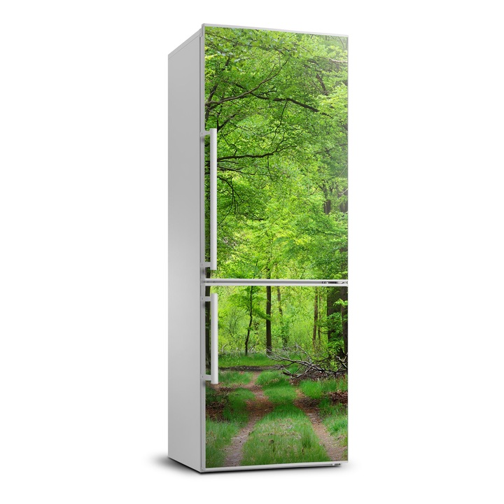 Stickere decorative. Tulup. autocolant pentru frigider. padure verde. Verde. 60 cm x 180 cm. 010120180020000007217