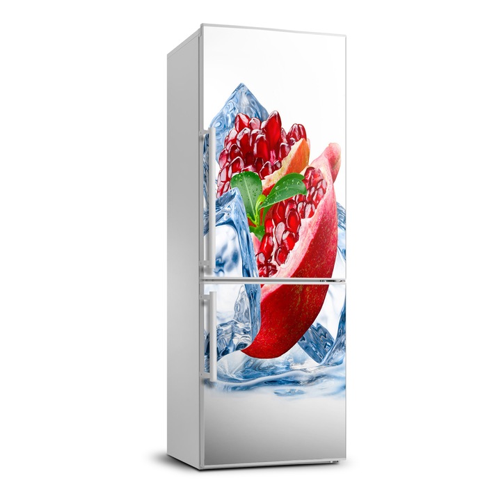 Stickere decorative. Tulup. autocolant pentru frigider. rodie si inghetata. Roz. 60 cm x 180 cm. 010120180020000006952