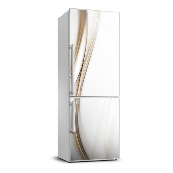 Stickere decorative. Tulup. autocolant pentru frigider. val abstract. Maro. 70 cm x 190 cm. 010120180030000005885