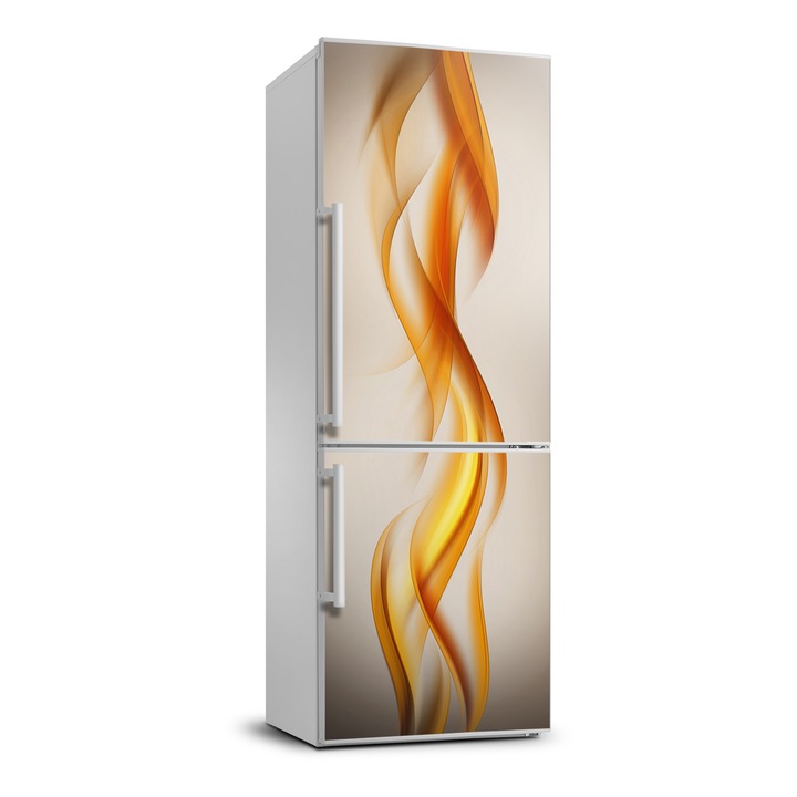 Stickere decorative. Tulup. autocolant pentru frigider. valuri abstracte. Gri. 60 cm x 180 cm. 010120180020000001882