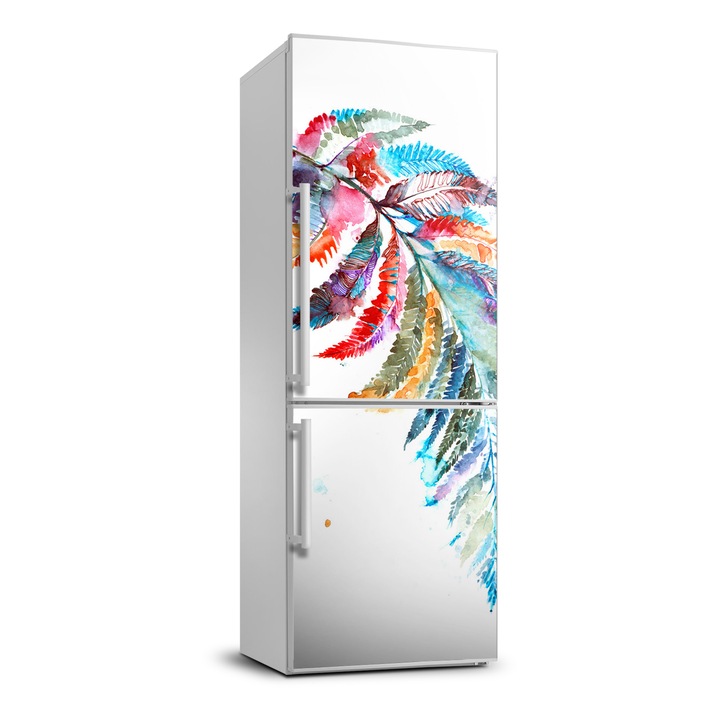 Stickere decorative. Tulup. autocolant pentru frigider. feriga de culoare. Gri. 60 cm x 180 cm. 010120180020000006082