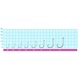 Set 12 bucati carlige, Owner, Pin Hook cu ochet 50922, culoare Black Chrome, marimea 16