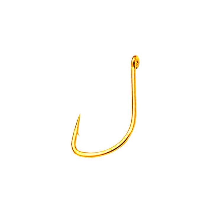 Set 11 bucati carlige Owner Pin Hook cu ochet 53135, culoarea Gold, marimea 12