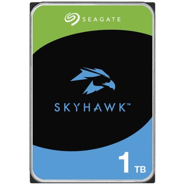 Твърд диск, SEAGATE SkyHawk Surveillance, 3.5'', 1TB, SATA 6Gb/s, 5400rpm