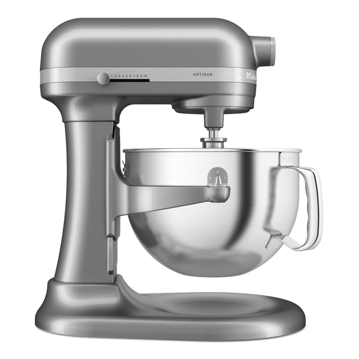 Кухненски робот с купа 5.6L, Artisan, Модел 60, Сребрист - KitchenAid