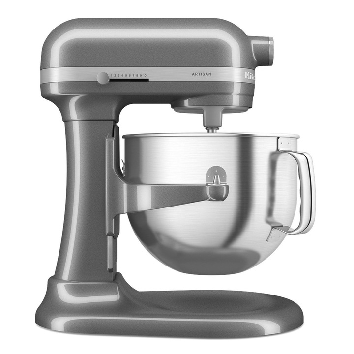 Кухненски робот с купа 6.6л, Artisan, Модел 70, Сребрист Contour - KitchenAid