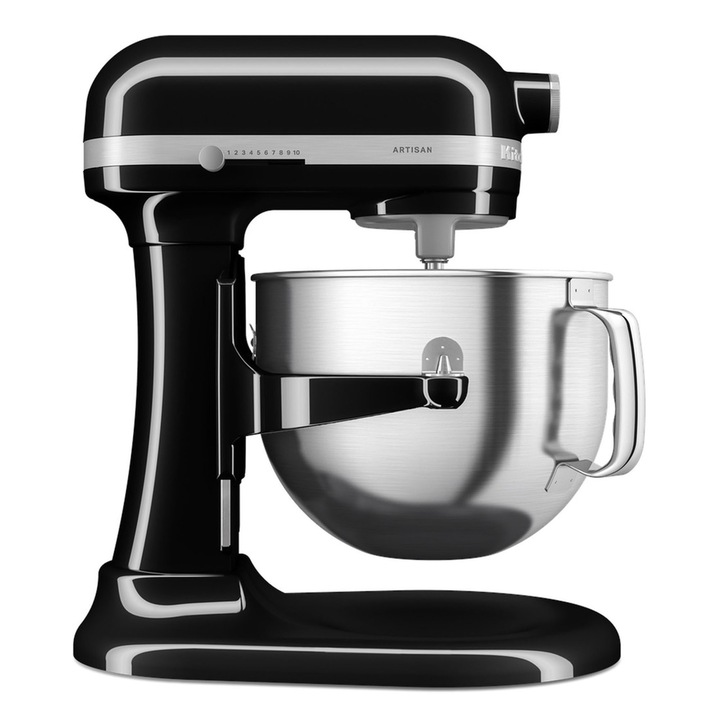 Миксер с купа 6.6L, Artisan, Model 70, Цвят черен оникс, KitchenAid