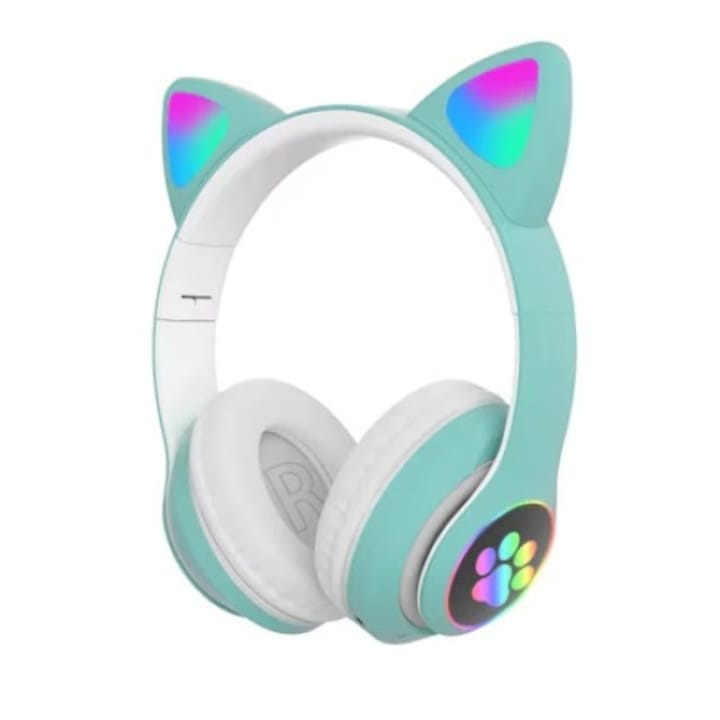 Neo™ Soundy® Cat Ear vezeték nélküli fejhallgató STN-28 menta zöld