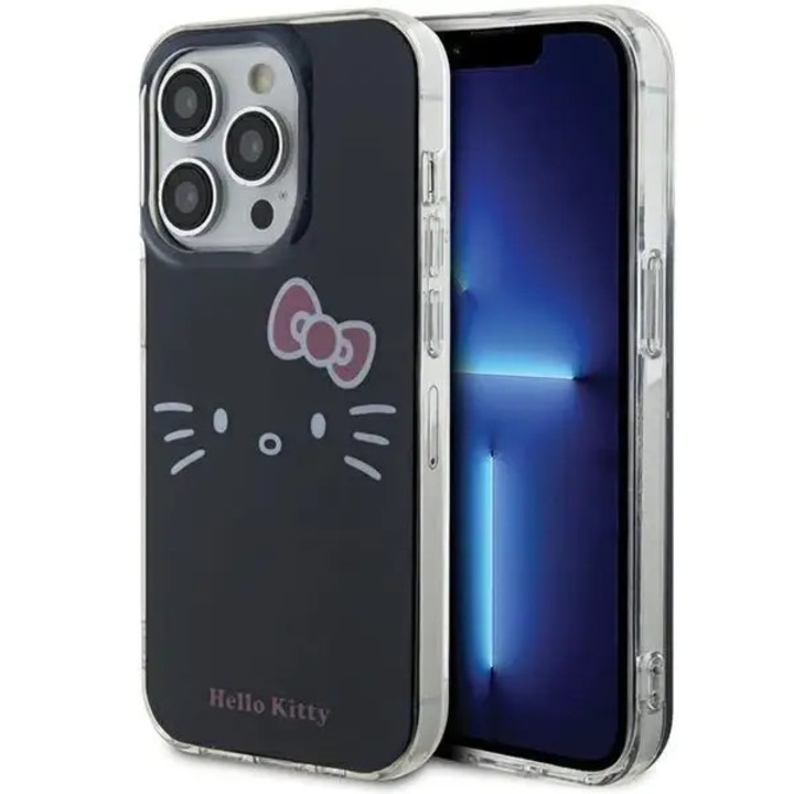 Кейс Hello Kitty за iPhone 14 Pro Max, 6.7", черен