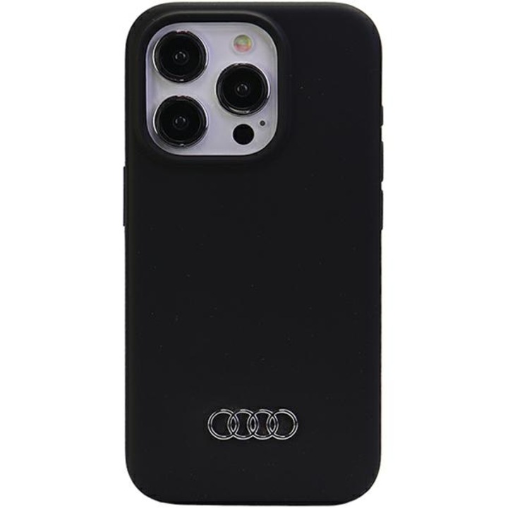 Протектор Audi за iPhone 15 Pro Max, 6.7", Черен