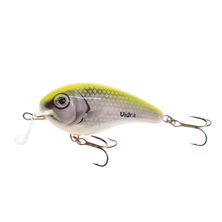 Vobler crankbait Wobbler Vidra Nautilus SR (Shallow Runer) 6cm, 16gr, Floating, SFC (Silver Fluo-Chartreuse) pentru pescuitul la somn, stiuca sau salau