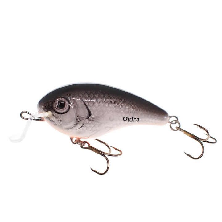 Vobler crankbait Wobbler Vidra Nautilus SR (Shallow Runer) 6cm, 16gr, Floating, BK (Black) pentru pescuitul la somn, stiuca sau salau