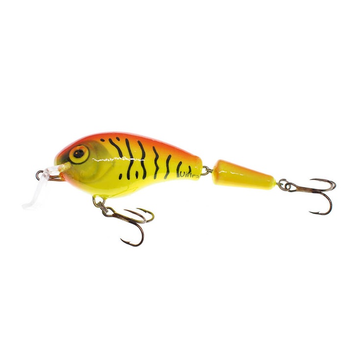 Vobler articulat Wobbler Vidra Nautilus SR (Shallow Runer) Jointed 8.5cm, 17gr, HT (Hot Tiger) pentru pescuitul la somn, stiuca sau salau