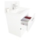 Set mobilier baza si lavoar Badenmob seria 067, cu sertare, 70x46x80cm, Alb