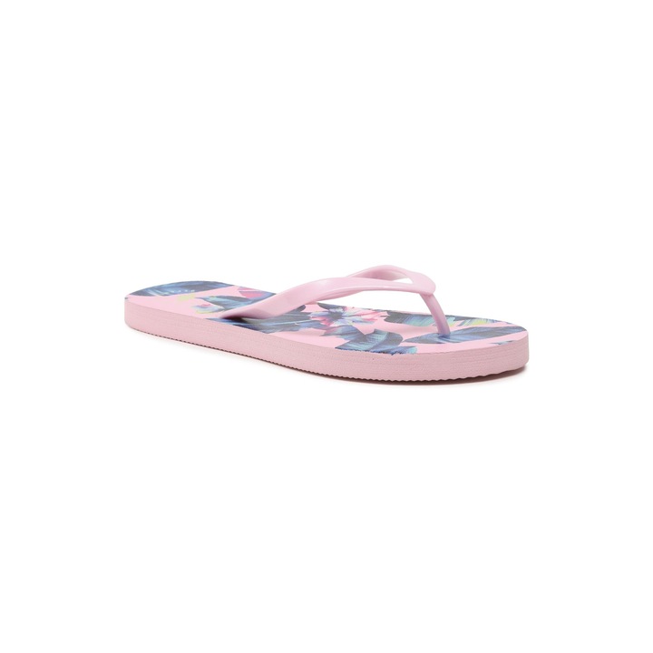 Papuci flip-flop fete, 4F, Textil, Multicolor