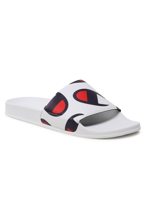Papuci flip-flop barbati, Champion, Textil, Alb