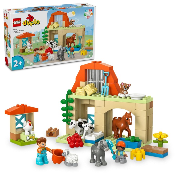LEGO® DUPLO® - Ingrijirea animalelor la ferma 10416, 74 piese
